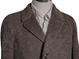 Vintage Austin Reed Raglan Coat L/42R Dark Brown Pure Alpaca