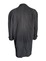 Vintage Alexandre Crombie Raglan Great Coat XL 46/48R Grey Heavy Wool