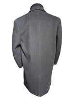 Vintage Alexandre Coat L/42 Charcoal Grey Heavy Wool