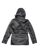 Barbour Ladies Hooded Jacket M/6 US Navy Gracie Polar Quilt Polyester