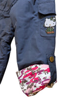 Barbour x Hello Kitty Girls Molly Parka M Navy Polyester