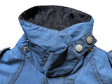 Barbour Ladies Stockland Jacket S/4 US Blue Union Jack Waxed Cotton