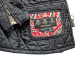 Barbour x William Morris Ladies Jacket S/4 US Black Quilted Polyamide