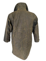 Vintage Barbour Coat S 36S Olive Green Gamefair Waxed Cotton
