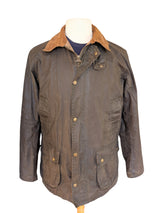 Barbour Coat S Brown Lightweight Ashby Waxed Cotton