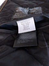 Barbour Jacket M Earthy Grey Plaid Prestbury Waxed Cotton Rare