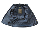 Barbour x Land Rover Defender Jacket L Anmer Navy Quilted Wool Panels
