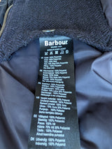 Barbour x Land Rover Defender Jacket L Anmer Navy Quilted Wool Panels