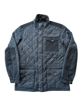 Barbour x Land Rover Defender Jacket L Anmer Navy Quilted Wool Panels