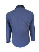 Barbour Shacket/Overshirt M Navy Blue Check Quilted Cotton