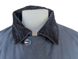 Barbour Jacket Steve McQueen L Navy Blue Sanford Waxed Cotton