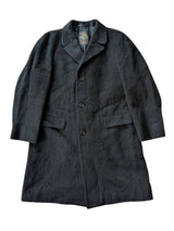 Vintage Swedish Raglan Coat S/38R Black Pure Alpaca