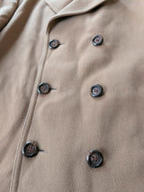 Grendale England DB Coat M/40R Camel Pure Heavy Wool