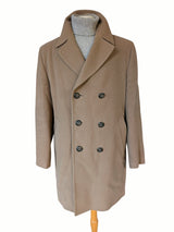 Grendale England DB Coat M/40R Camel Pure Heavy Wool