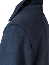 Vintage Pierre Cardin Tyrolean Coat M/40R Navy Blue Wool/Mohair Italy
