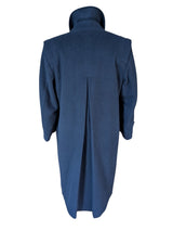 Vintage Pierre Cardin Tyrolean Coat M/40R Navy Blue Wool/Mohair Italy