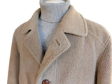 Vintage Odermark Car Coat M/40R Dark Camel Alpaca/Wool