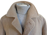 Vintage Odermark Car Coat M/40R Dark Camel Alpaca/Wool