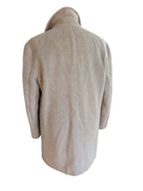 Vintage Odermark Car Coat M/40R Dark Camel Alpaca/Wool