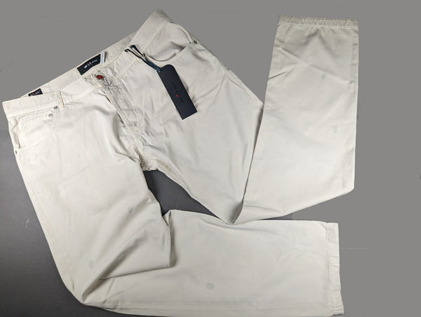 Kiton Jeans 42 Light Stone Beige Cotton Stretch DMG