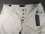 Kiton Jeans 42 Light Stone Beige Cotton Stretch DMG