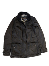 Barbour Ladies Jacket M/6 US Black Waxed Cotton