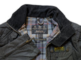 Barbour Ladies International Biker Waxed Jacket M/6 US Black Cotton