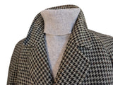 Vintage Burton Raglan Coat M/L Beige/Olive CheckWool