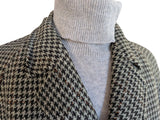Vintage Burton Raglan Coat M/L Beige/Olive CheckWool