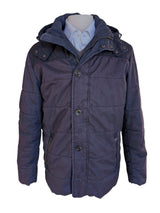 Hackett Parka L Grey Flannel Technical Polyester