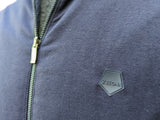 Z Zegna Reversible Jacket M Navy Polyester to Modal/Cotton/Elastane