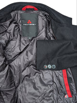 Peuterey Car Coat M/50 Black Soft Wool Blend