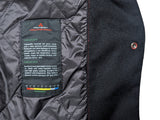Peuterey Car Coat M/50 Black Soft Wool Blend