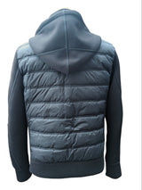 Peuterey Hooded Down Hybrid Jacket S/M Black Poliamid/Scuba