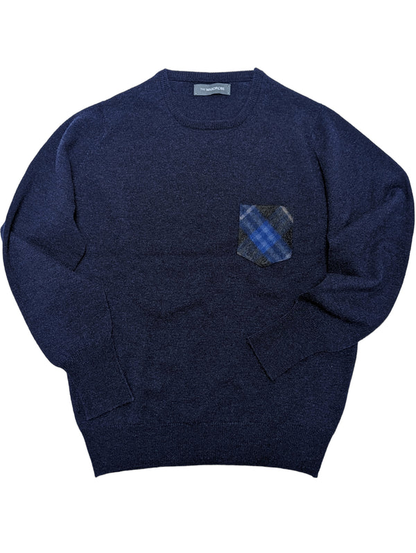 The Wardrobe/Burberry Sweater Blue heather Crew neck Lambswool