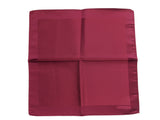 Zegna Pocket Square: Cherry red, pure silk
