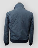 Aquascutum Jacket Washed Navy Blue Cotton/Poliamide