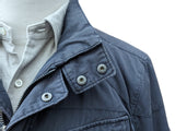 Hackett Velospeed Field Jacket L Soft Navy Blue Cotton/Nylon