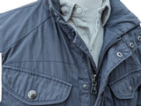 Hackett Velospeed Field Jacket L Soft Navy Blue Cotton/Nylon