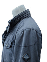 Hackett Velospeed Field Jacket L Soft Navy Blue Cotton/Nylon