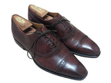 Sutor Mantellassi Shoes UK 7.5 Dark burgundy brown captoe oxfords