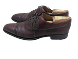 Sutor Mantellassi Shoes UK 7.5 Dark burgundy brown captoe oxfords