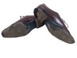 Sutor Mantellassi Shoes UK 7.5 Dark burgundy brown captoe oxfords