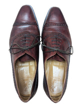Sutor Mantellassi Shoes UK 7.5 Dark burgundy brown captoe oxfords