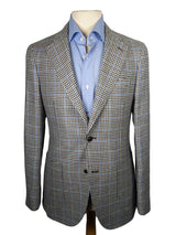 Benjamin Loro Piana Sport Coat Light Check 2-button Soft Shoulder Wool/Linen/Silk