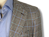 Benjamin Loro Piana Sport Coat Light Check 2-button Soft Shoulder Wool/Linen/Silk
