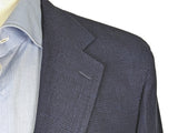 Benjamin Zegna Sport Coat Dark Navy Plaid 2-button Soft Shoulder Wool/Linen/Cashmere
