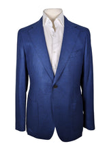 Benjamin Di Pray Sport Coat Royal Blue 2-button Soft Shoulder Silk/Wool