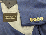 Benjamin Di Pray Sport Coat Royal Blue 2-button Soft Shoulder Silk/Wool