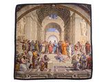 Battisti Pocket Square / Bandana Raphael School of Athens Fine Art Painting Pure Silk